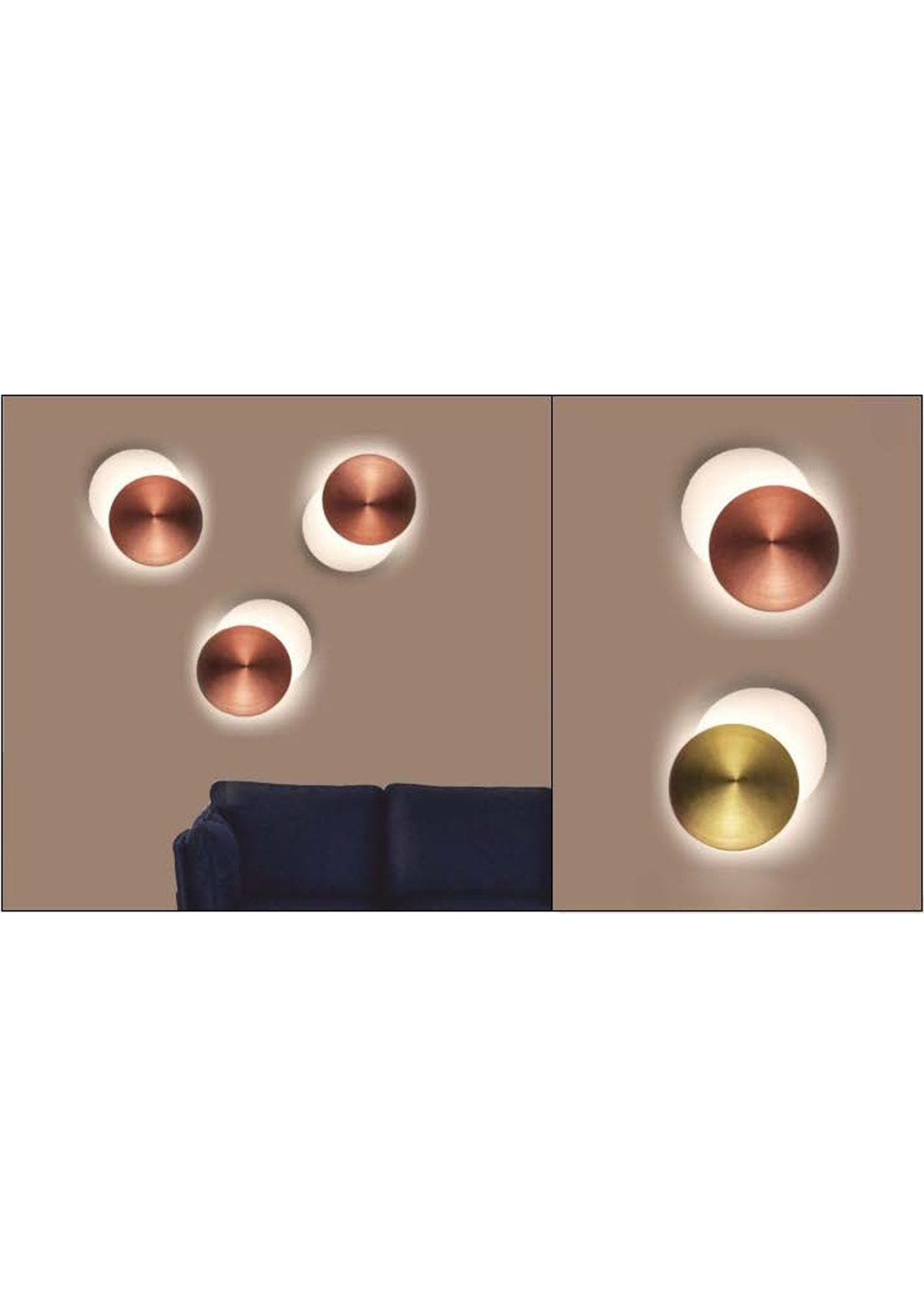 Beyond Lights - Round Wall Lamp- GL
